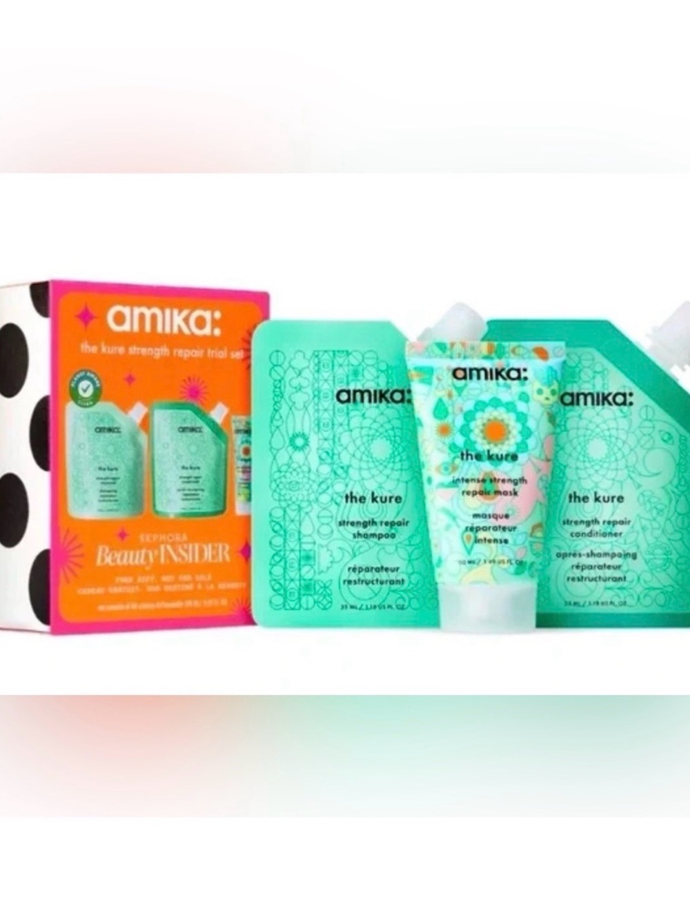Amika The Kure Strength Repair Trial Set NIB